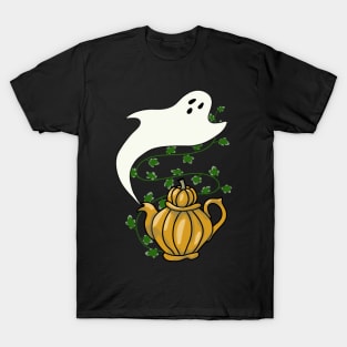 Pumpkin Teapot and Ghost T-Shirt